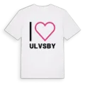 Jag älskar Ulvsby t-shirt stort tryck