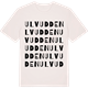 Vintage White t-shirt med Ulvudden ordlek t-shirt