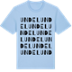 Blue Soul t-shirt med Undel ordlek t-shirt