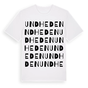 Undheden ordlek t-shirt – ekologisk bomull t-shirt från PinShirt