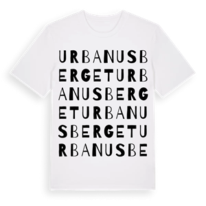 Urbanusberget ordlek t-shirt – ekologisk bomull t-shirt från Pinshirt