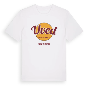 Uved cirkel t-shirt – ekologisk bomull t-shirt från PinShirt