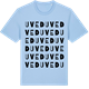 Blue Soul t-shirt med Uved ordlek t-shirt