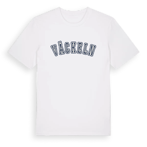 Väckeln college t-shirt – ekologisk bomull t-shirt från PinShirt