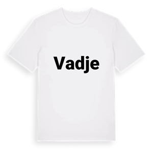 Vadje fetstil t-shirt – ekologisk bomull t-shirt från PinShirt