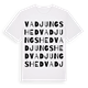 Vadjungshed ordlek t-shirt