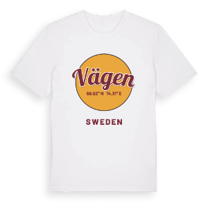 Vägen cirkel t-shirt – ekologisk bomull t-shirt från PinShirt