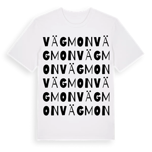 Vägmon ordlek t-shirt – ekologisk bomull t-shirt från PinShirt