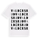 Valdersrud ordlek t-shirt