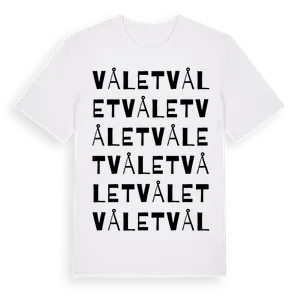 Vålet ordlek t-shirt – ekologisk bomull t-shirt från Pinshirt