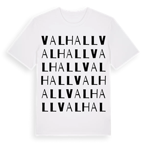 Valhall ordlek t-shirt – ekologisk bomull t-shirt från PinShirt