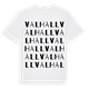 Valhall ordlek t-shirt