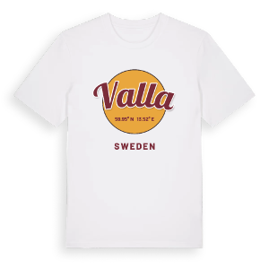Valla cirkel t-shirt – ekologisk bomull t-shirt från PinShirt