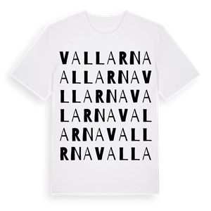 Vallarna ordlek t-shirt – ekologisk bomull t-shirt från PinShirt