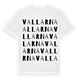 Vallarna ordlek t-shirt