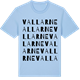 Blue Soul t-shirt med Vallarne ordlek t-shirt