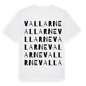 Vallarne ordlek t-shirt – ekologisk bomull t-shirt från PinShirt