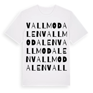 Vallmodalen ordlek t-shirt – ekologisk bomull t-shirt från Pinshirt