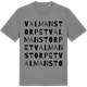 Mid Heather Gray t-shirt med Valmanstorpet ordlek t-shirt