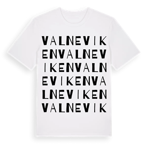 Valneviken ordlek t-shirt – ekologisk bomull t-shirt från Pinshirt