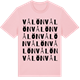 Pink Cotton t-shirt med Vålön ordlek t-shirt