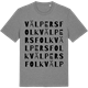 Mid Heather Gray t-shirt med Välpersfolk ordlek t-shirt