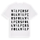 Välpersfolk ordlek t-shirt