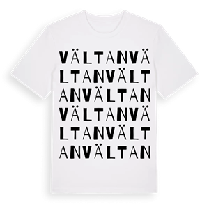 Vältan ordlek t-shirt – ekologisk bomull t-shirt från PinShirt