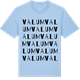Blue Soul t-shirt med Valum ordlek t-shirt
