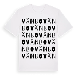 Vänbo ordlek t-shirt – ekologisk bomull t-shirt från Pinshirt