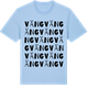 Blue Soul t-shirt med Väng ordlek t-shirt
