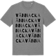 Mid Heather Gray t-shirt med Vännacka ordlek t-shirt
