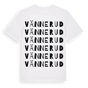 Vännerud ordlek t-shirt – ekologisk bomull t-shirt från PinShirt