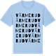Blue Soul t-shirt med Värmerud ordlek t-shirt