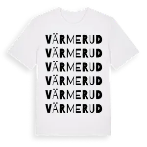 Värmerud ordlek t-shirt – ekologisk bomull t-shirt från Pinshirt