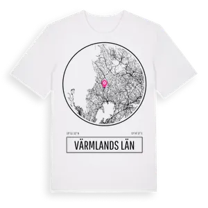 Värmlands Län t-shirt – ekologisk bomull t-shirt från Pinshirt