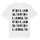 Värmlands län ordlek t-shirt