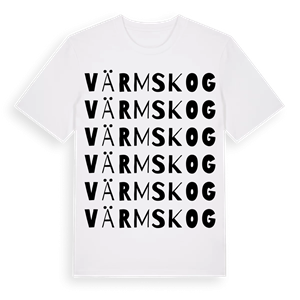 Värmskog ordlek t-shirt – ekologisk bomull t-shirt från PinShirt