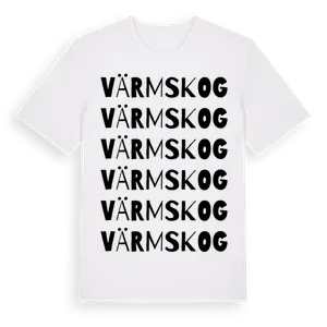 Värmskog ordlek t-shirt – ekologisk bomull t-shirt från Pinshirt