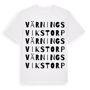 Värningsvikstorp ordlek t-shirt – ekologisk bomull t-shirt från PinShirt