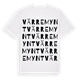 White t-shirt med Värremynt ordlek t-shirt