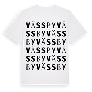 Vässby ordlek t-shirt – ekologisk bomull t-shirt från PinShirt