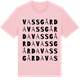 Pink Cotton t-shirt med Vassgårda ordlek t-shirt