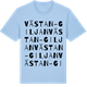 Blue Soul t-shirt med Västan-Giljan ordlek t-shirt