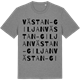Mid Heather Gray t-shirt med Västan-Giljan ordlek t-shirt