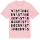 Pink Cotton t-shirt med Västängen ordlek t-shirt