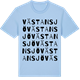 Blue Soul t-shirt med Västansjö ordlek t-shirt