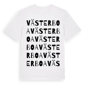 Västerboa ordlek t-shirt – ekologisk bomull t-shirt från Pinshirt