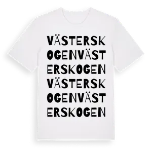 Västerskogen ordlek t-shirt – ekologisk bomull t-shirt från Pinshirt