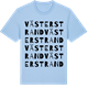 Blue Soul t-shirt med Västerstrand ordlek t-shirt